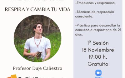 18 de Noviembre Respira y cambia tu vida